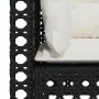 Sofá de jardín de 3 plazas con cojines ratán sintético negro by vidaXL, Outdoor sofas - Ref: Foro24-365938, Price: 250,23 €, ...