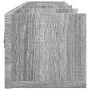 Mueble de pared madera de ingeniería gris Sonoma 99x18x16,5 cm by vidaXL, Shelves and shelves - Ref: Foro24-840453, Price: 30...