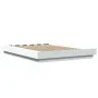 White engineered wood bed frame with LED 140x200 cm by vidaXL, Beds and slatted bases - Ref: Foro24-3281098, Price: 187,13 €,...