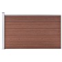 WPC brauner Gartenzaun 175x105 cm von vidaXL, Zaunpaneele - Ref: Foro24-49074, Preis: 152,05 €, Rabatt: %