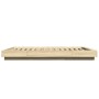 Sonoma oak wood bed frame with LED lights 140x200 cm by vidaXL, Beds and slatted bases - Ref: Foro24-3281100, Price: 181,57 €...