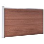 WPC brauner Gartenzaun 175x105 cm von vidaXL, Zaunpaneele - Ref: Foro24-49074, Preis: 152,05 €, Rabatt: %