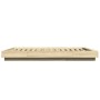 Sonoma oak wood bed frame with LED lights 135x190 cm by vidaXL, Beds and slatted bases - Ref: Foro24-3281135, Price: 177,07 €...