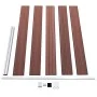 WPC brauner Gartenzaun 175x105 cm von vidaXL, Zaunpaneele - Ref: Foro24-49074, Preis: 164,39 €, Rabatt: %