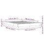 Concrete gray engineered wood bed frame 135x190cm by vidaXL, Beds and slatted bases - Ref: Foro24-3281227, Price: 157,72 €, D...