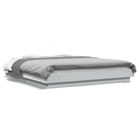 Estructura de cama madera de ingeniería blanca 150x200 cm de vidaXL, Camas y somieres - Ref: Foro24-3281182, Precio: 163,41 €...