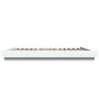White engineered wood bed frame 150x200 cm by vidaXL, Beds and slatted bases - Ref: Foro24-3281182, Price: 165,42 €, Discount: %