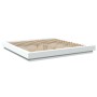 Weißer Bettrahmen aus Holzwerkstoff, 200 x 200 cm von vidaXL, Betten und Lattenroste - Ref: Foro24-3281161, Preis: 186,19 €, ...