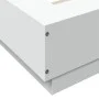 White engineered wood bed frame 200x200 cm by vidaXL, Beds and slatted bases - Ref: Foro24-3281161, Price: 183,96 €, Discount: %