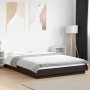 Schwarzer Bettrahmen aus Holzwerkstoff, 135 x 190 cm von vidaXL, Betten und Lattenroste - Ref: Foro24-3281225, Preis: 164,63 ...