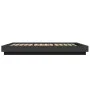Black engineered wood bed frame 135x190 cm by vidaXL, Beds and slatted bases - Ref: Foro24-3281225, Price: 162,67 €, Discount: %