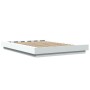 White engineered wood bed frame 140x200 cm by vidaXL, Beds and slatted bases - Ref: Foro24-3281189, Price: 166,11 €, Discount: %