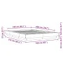 Estructura de cama madera de ingeniería blanca 140x200 cm de vidaXL, Camas y somieres - Ref: Foro24-3281189, Precio: 164,15 €...