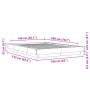 Weißer Bettrahmen aus Holzwerkstoff, 140 x 200 cm von vidaXL, Betten und Lattenroste - Ref: Foro24-3281189, Preis: 166,11 €, ...