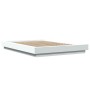Weißer Bettrahmen aus Holzwerkstoff, 120 x 200 cm von vidaXL, Betten und Lattenroste - Ref: Foro24-3281196, Preis: 157,07 €, ...