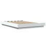 White engineered wood bed frame 120x200 cm by vidaXL, Beds and slatted bases - Ref: Foro24-3281196, Price: 157,07 €, Discount: %