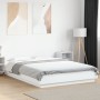 Weißer Bettrahmen aus Holzwerkstoff, 120 x 190 cm von vidaXL, Betten und Lattenroste - Ref: Foro24-3281231, Preis: 160,63 €, ...