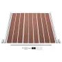 Brown WPC garden fence 180x186 cm by vidaXL, fence panels - Ref: Foro24-49066, Price: 406,57 €, Discount: %