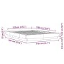 Estructura de cama madera de ingeniería blanca 120x190 cm de vidaXL, Camas y somieres - Ref: Foro24-3281231, Precio: 158,69 €...