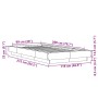 Concrete gray engineered wood bed frame 100x200cm by vidaXL, Beds and slatted bases - Ref: Foro24-3281206, Price: 139,30 €, D...