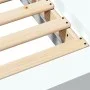 White engineered wood bed frame 90x190 cm by vidaXL, Beds and slatted bases - Ref: Foro24-3281238, Price: 135,42 €, Discount: %
