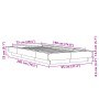 Black engineered wood bed frame 75x190 cm by vidaXL, Beds and slatted bases - Ref: Foro24-3281246, Price: 125,07 €, Discount: %