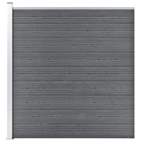 WPC Gartenzaun grau 175x186 cm von vidaXL, Zaunpaneele - Ref: Foro24-49069, Preis: 395,26 €, Rabatt: %