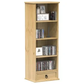 CD-Regal Corona aus massivem Kiefernholz 40x30x110 cm von vidaXL, Bücherregale und Regale - Ref: Foro24-4005683, Preis: 86,20...