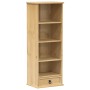 Estantería de CDs Corona madera maciza de pino 40x30x110 cm by vidaXL, Bookcases and shelves - Ref: Foro24-4005683, Price: 87...