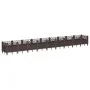 Jardinera con clavijas PP marrón 363,5x43,5x43,5 cm de vidaXL, Maceteros y jardineras - Ref: Foro24-368026, Precio: 95,64 €, ...