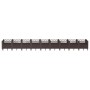 Jardinera con clavijas PP marrón 363,5x43,5x43,5 cm by vidaXL, Pots and planters - Ref: Foro24-368026, Price: 96,80 €, Discou...