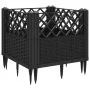 Pflanzgefäß mit schwarzen PP-Stiften 43,5x43,5x43,5 cm von vidaXL, Töpfe und Pflanzgefäße - Ref: Foro24-368007, Preis: 25,69 ...