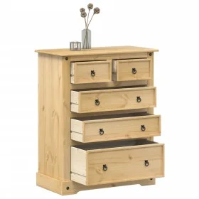 Kommode Corona aus massivem Kiefernholz 92x48x114 cm von vidaXL, Aufbewahrungskisten - Ref: Foro24-4005674, Preis: 232,02 €, ...