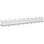Jardinera con clavijas PP blanco 363,5x43,5x43,5 cm de vidaXL, Maceteros y jardineras - Ref: Foro24-368030, Precio: 102,73 €,...