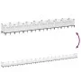 Jardinera con clavijas PP blanco 363,5x43,5x43,5 cm de vidaXL, Maceteros y jardineras - Ref: Foro24-368030, Precio: 99,29 €, ...