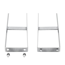 Erdnägel für WPC-Zaun 2 Stück Stahl 40 cm von vidaXL, Spikes zur Verankerung im Boden - Ref: Foro24-49080, Preis: 16,50 €, Ra...