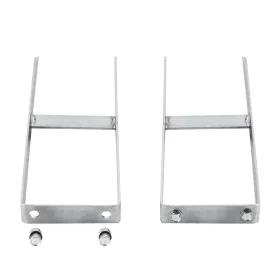 Ground pegs for WPC fence 2 units steel 40 cm by vidaXL, Spikes for anchoring in the ground - Ref: Foro24-49080, Price: 16,32...