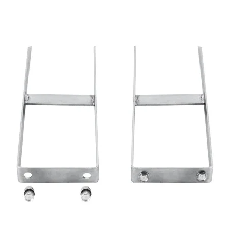 Ground pegs for WPC fence 2 units steel 40 cm by vidaXL, Spikes for anchoring in the ground - Ref: Foro24-49080, Price: 16,32...