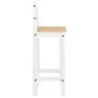 Zwei hohe Hocker aus massivem Kiefernholz von vidaXL, Möbelsets für Küchen und Esszimmer - Ref: Foro24-4005695, Preis: 108,67...