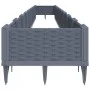 Pflanzgefäß mit blaugrauen PP-Stiften 362,5x42,5x28,5 cm von vidaXL, Töpfe und Pflanzgefäße - Ref: Foro24-368024, Preis: 83,5...