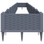 Pflanzgefäß mit blaugrauen PP-Stiften 362,5x42,5x28,5 cm von vidaXL, Töpfe und Pflanzgefäße - Ref: Foro24-368024, Preis: 91,6...