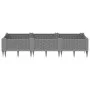 Jardinera con clavijas PP gris claro 125x40x28,5 cm de vidaXL, Maceteros y jardineras - Ref: Foro24-368013, Precio: 44,20 €, ...