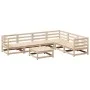 Juego de sofás de jardín 7 piezas madera maciza de pino by vidaXL, Garden sets - Ref: Foro24-3299463, Price: 383,70 €, Discou...