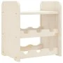 Botellero con tablero superior madera maciza pino 33x25x37 cm by vidaXL, Wine racks - Ref: Foro24-4007554, Price: 18,82 €, Di...
