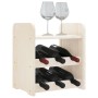 Botellero con tablero superior madera maciza pino 33x25x37 cm