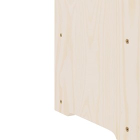 Sillas de comedor Panama 2 uds madera pino gris 40x46x90 cm