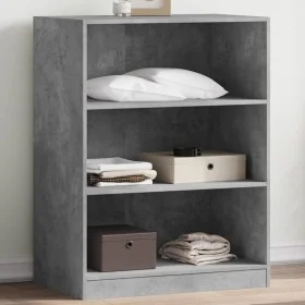 Armario de madera de ingeniería gris hormigón 77x48x102 cm by vidaXL, Dresser Organizers and Bar Hangers - Ref: Foro24-840824...