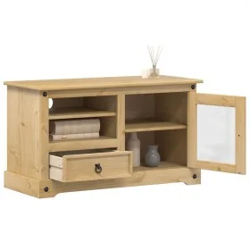 TV-Möbel Corona aus massivem Kiefernholz 100x45x58 cm von vidaXL, TV-Möbel - Ref: Foro24-4005669, Preis: 162,70 €, Rabatt: %