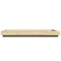 Sonoma oak wood bed frame with LED lights 100x200 cm by vidaXL, Beds and slatted bases - Ref: Foro24-3281114, Price: 154,41 €...