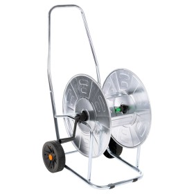 Carrito carrete para manguera de 80 m 3/4" acero by vidaXL, Garden hose holder - Ref: Foro24-4005283, Price: 196,19 €, Discou...